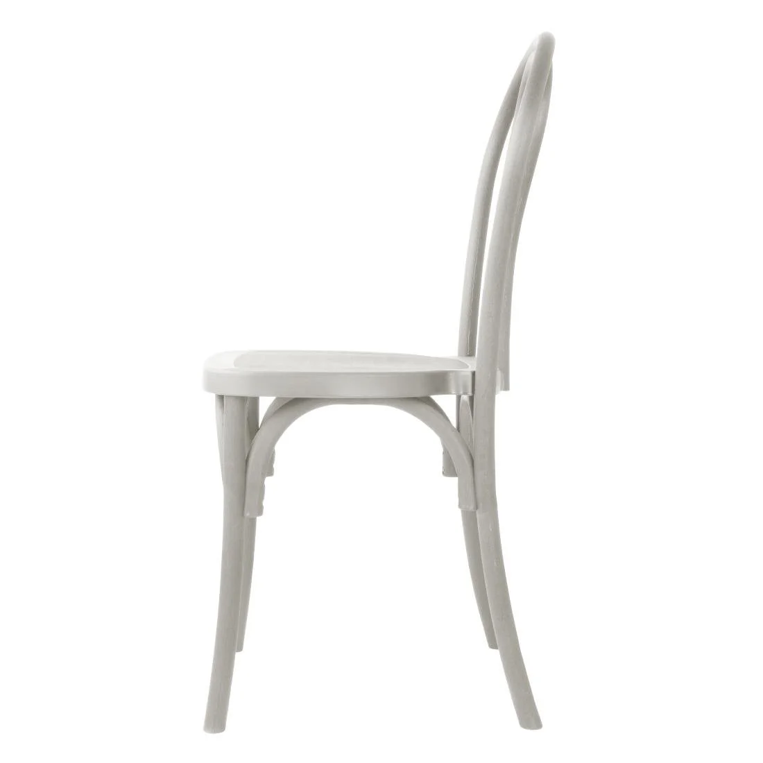 Bolero Soho Bentwood Style Resin Chairs Limewash (4 Pack) - Image 2