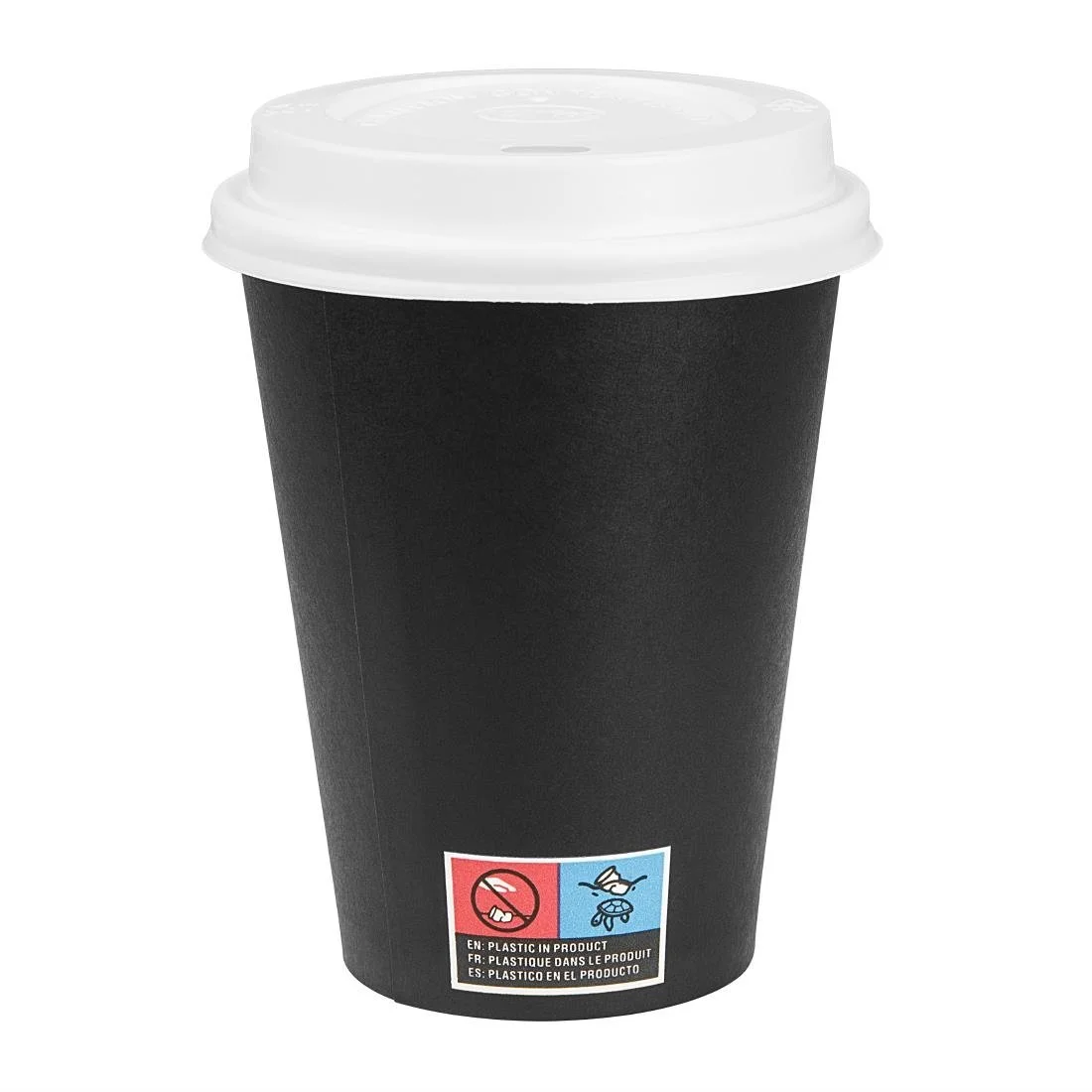 Nisbets Essentials Hot Cups and Lids Pack 12oz (300 Pack) - Image 2