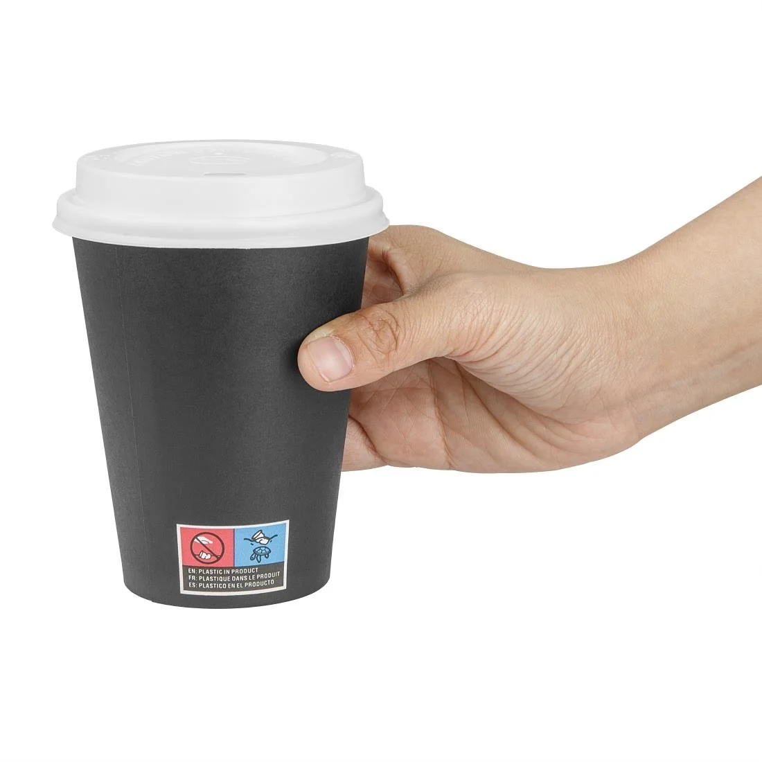 Nisbets Essentials Hot Cups and Lids Pack 12oz (300 Pack) - Image 4