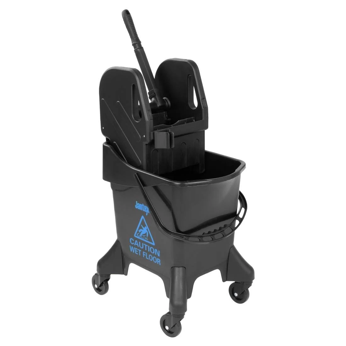 Jantex 20Ltr Tall Mop Bucket and Wringer Blue Print - Image 1