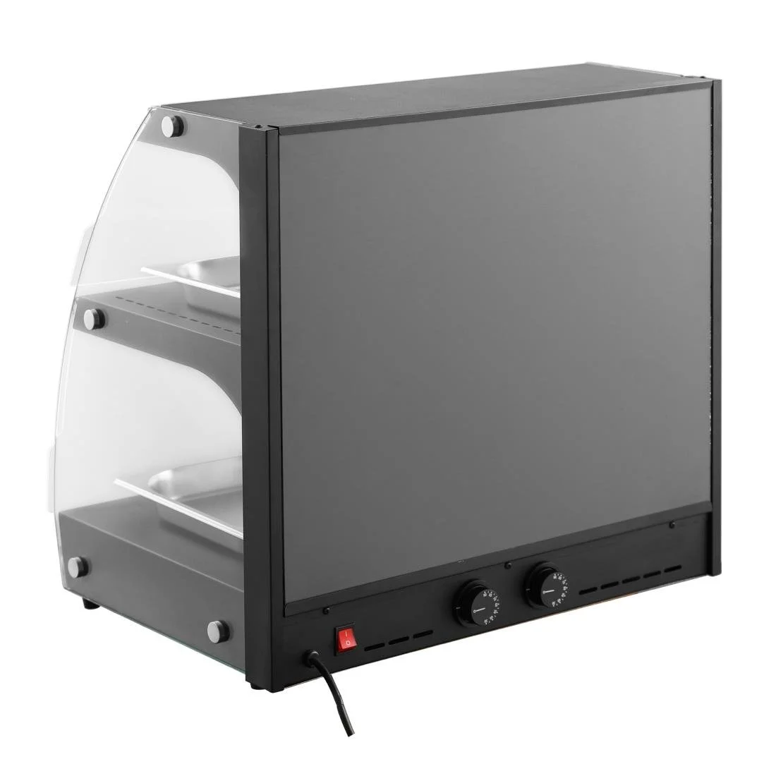 Buffalo Self-Serve Heated Display Unit with Hinged Doors - Image 4
