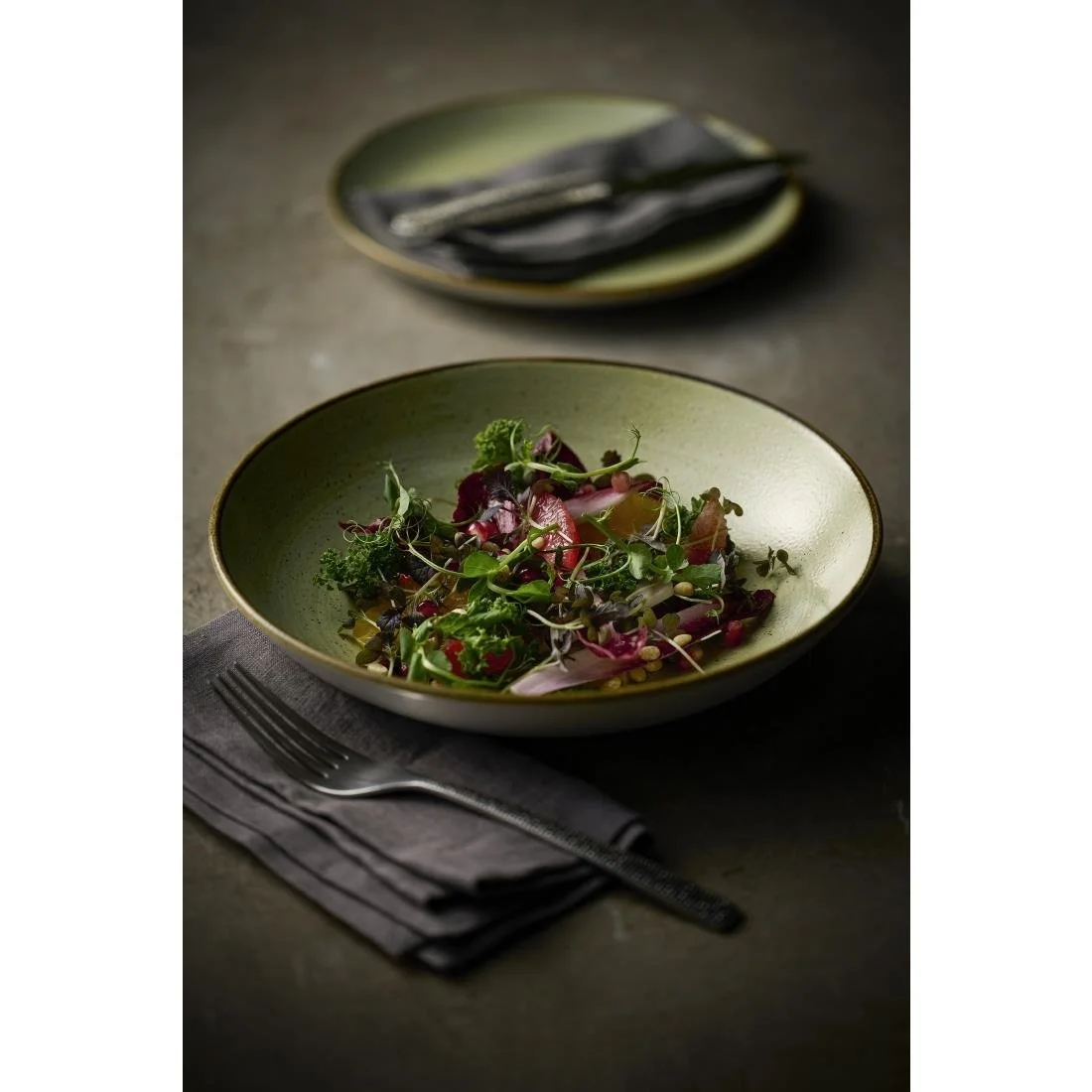 Churchill Stonecast Raw Green Evolve Coupe Bowls 247mm (12 Pack) - Image 2