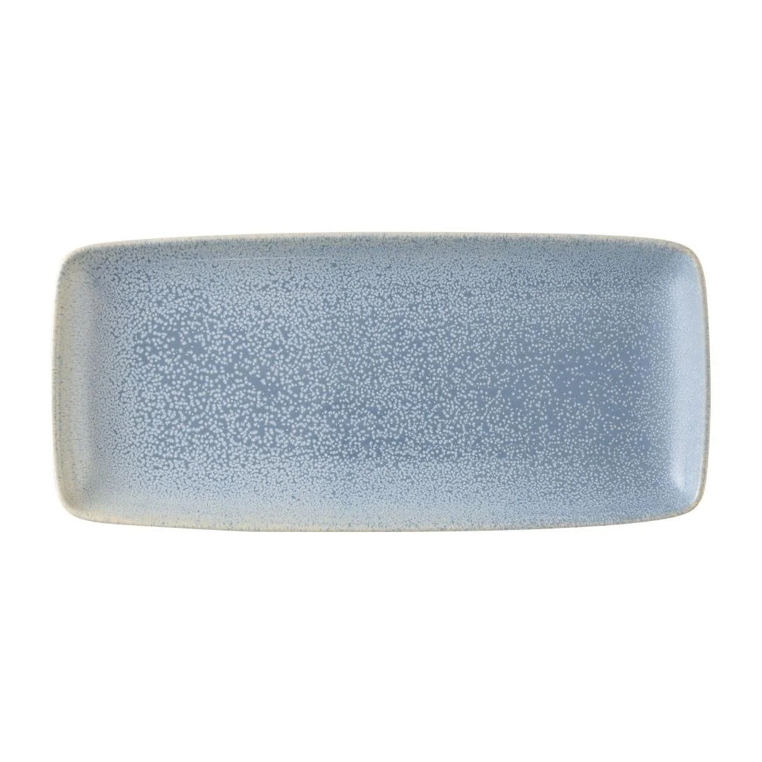 Dudson Evo Azure Rectangular Platters Blue 254x101mm (6 Pack) - Image 1
