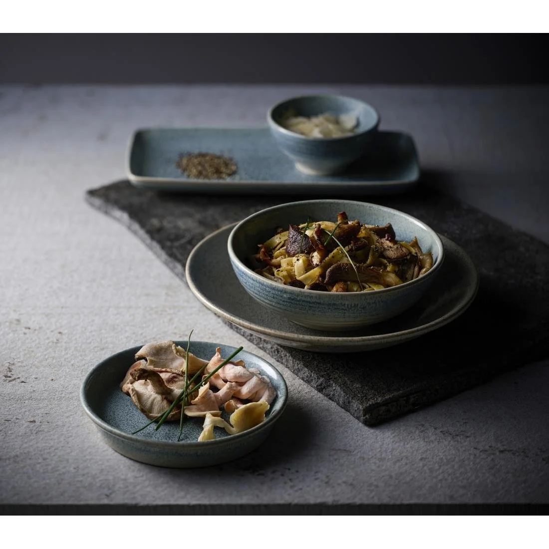 Dudson Evo Azure Rice Bowls Blue 105mm (6 Pack) - Image 4