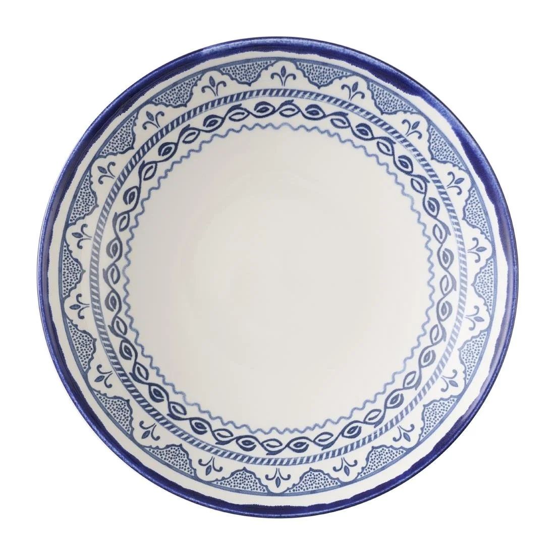 Dudson Harvest Moresque Coupe Bowls Blue 248mm (12 Pack) - Image 1