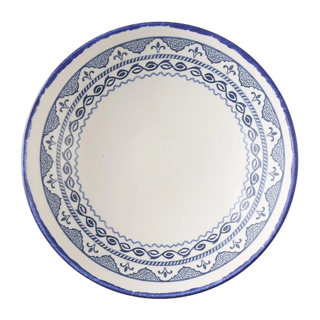 Dudson Harvest Moresque Coupe Bowls Blue 185mm (12 Pack) - Image 1