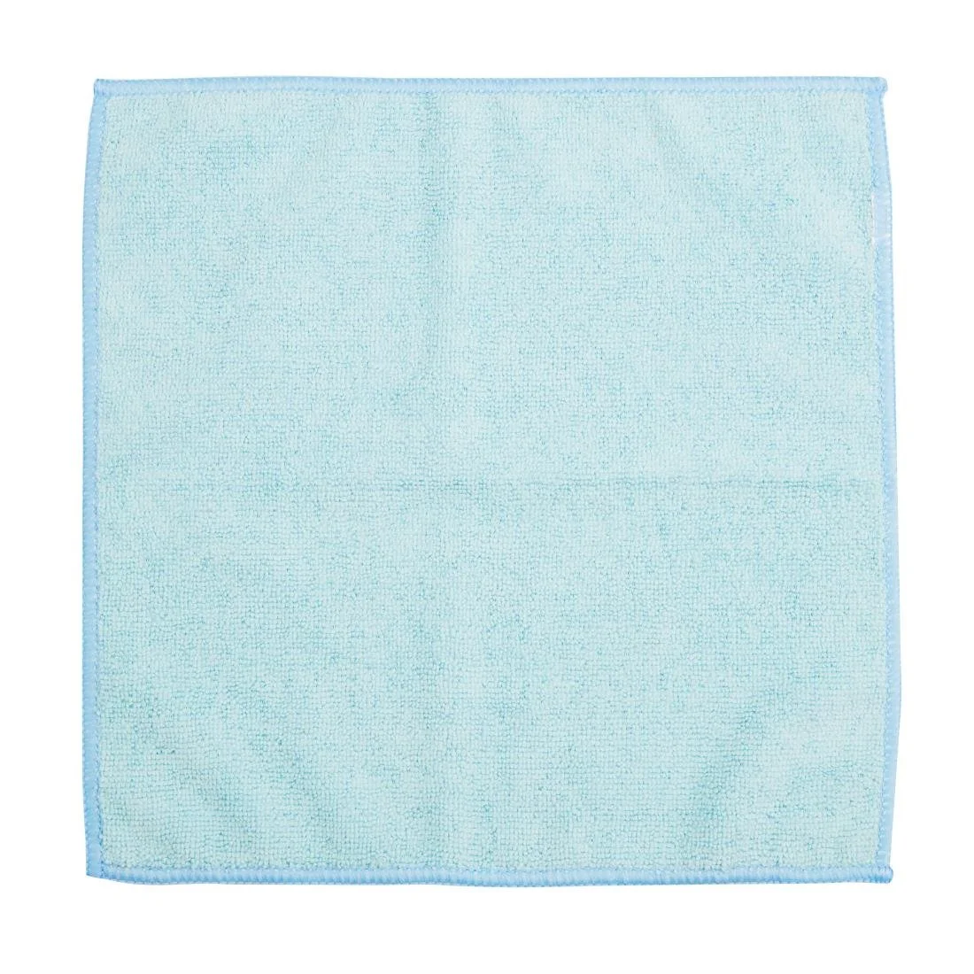 Jantex Microfibre Cloths Blue 400x400mm (5 Pack) - Image 1