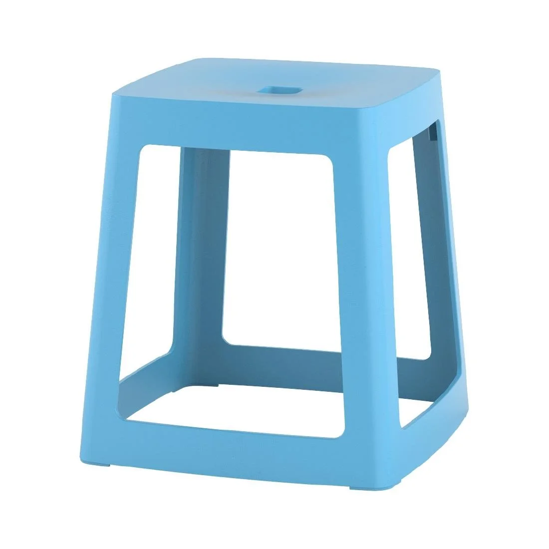 Origin Base Stool Pastel Blue 400x400x440mm (2 Pack) - Image 4