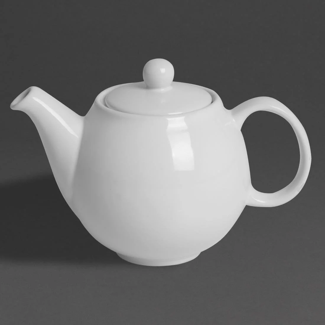 Olympia Cafe Teapots White 450ml (2 Pack) - Image 1