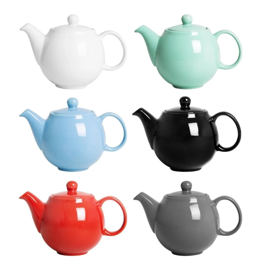 Olympia Cafe Teapots Blue 450ml (2 Pack) - Image 5