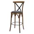 Bristol Bar Chair in Weathered Oak with Shetland Smoke Seat