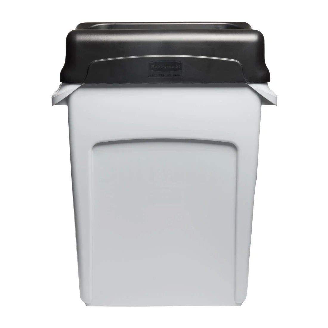 Rubbermaid Slim Jim Swing Black Lid - Image 2