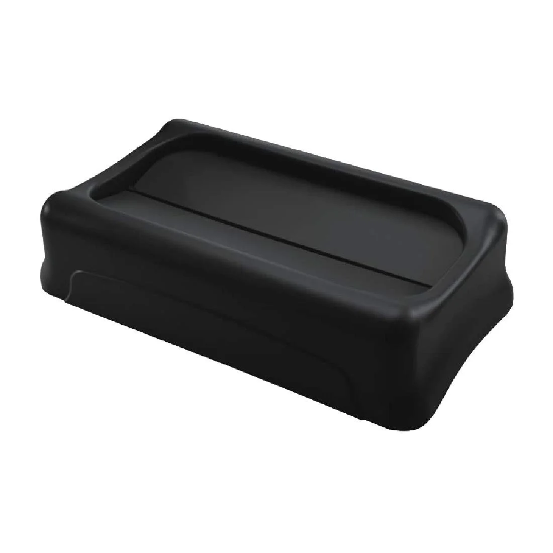 Rubbermaid Slim Jim Swing Black Lid - Image 4