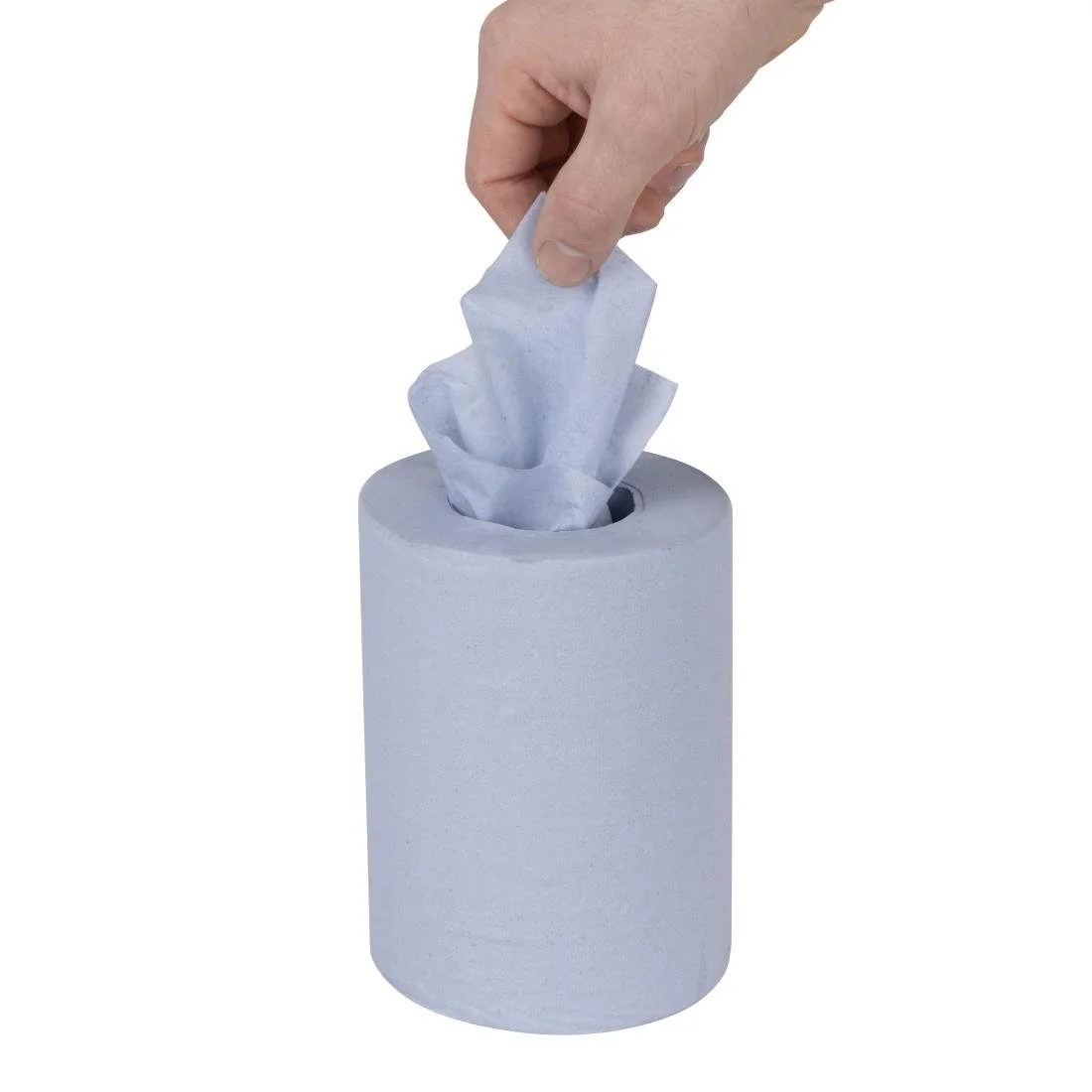 Nisbets Essentials Centrefeed Blue Rolls 2-Ply 320 Sheets (2 Pack) - Image 10