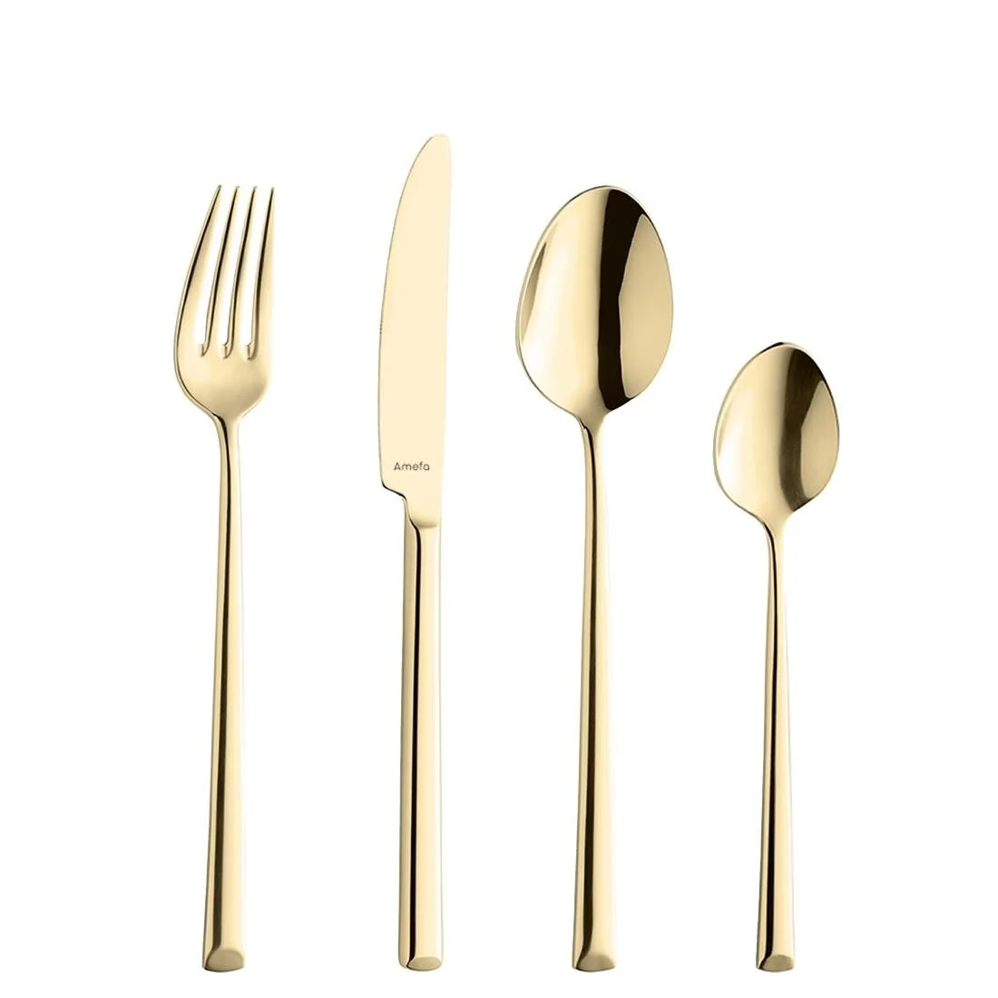 Amefa Metropole Gold Medium Teaspoons (12 Pack) - Image 2