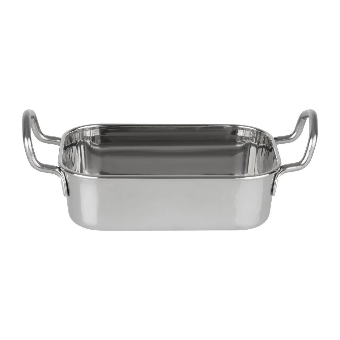 Olympia Table Presentation Rectangular Dish Stainless Steel 140x90mm - Image 1
