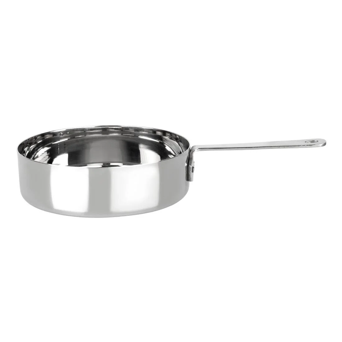Olympia Table Presentation Stainless Steel Mini Sauce Pan 125x35mm - Image 1