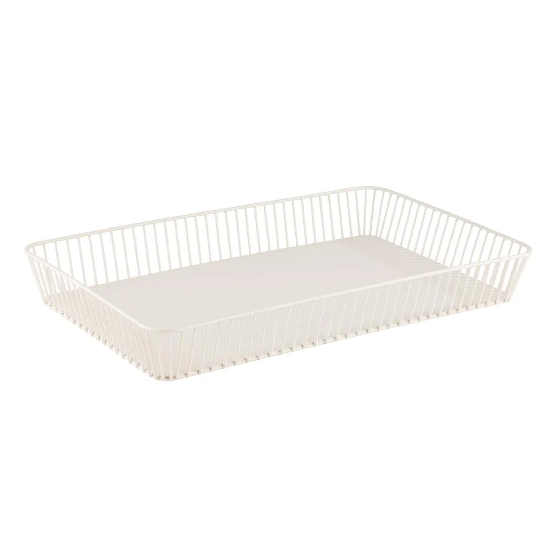 APS Basket Urban GN 1/1 White 530x325x75mm - Image 1