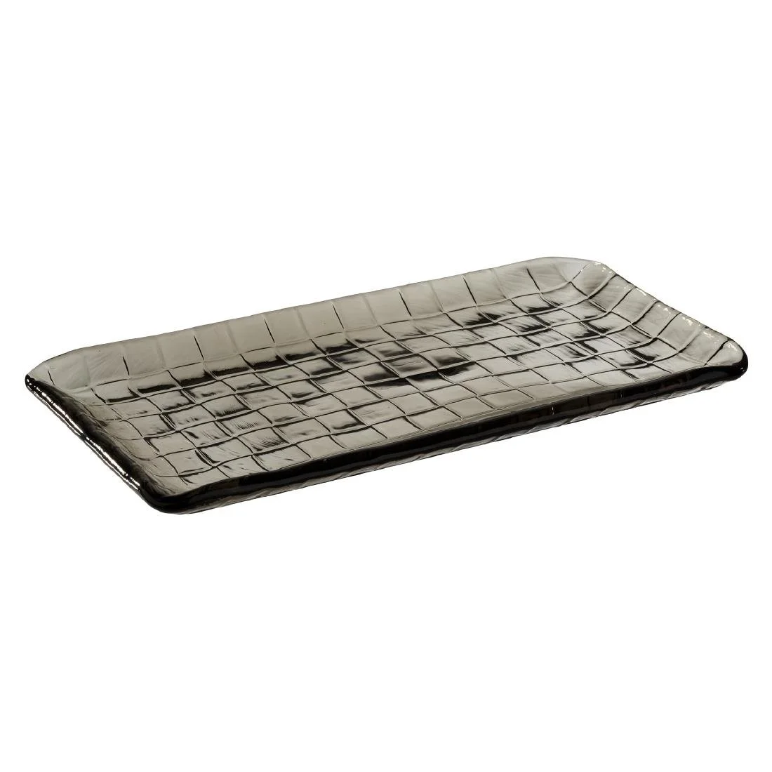APS Takashi Sushi Board French Grey Glass 295x155mm - Image 1