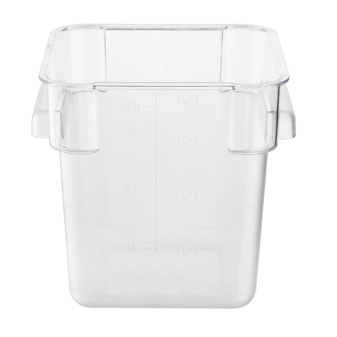 Hygiplas Polycarbonate Square Storage Container 3.5Ltr - Image 2