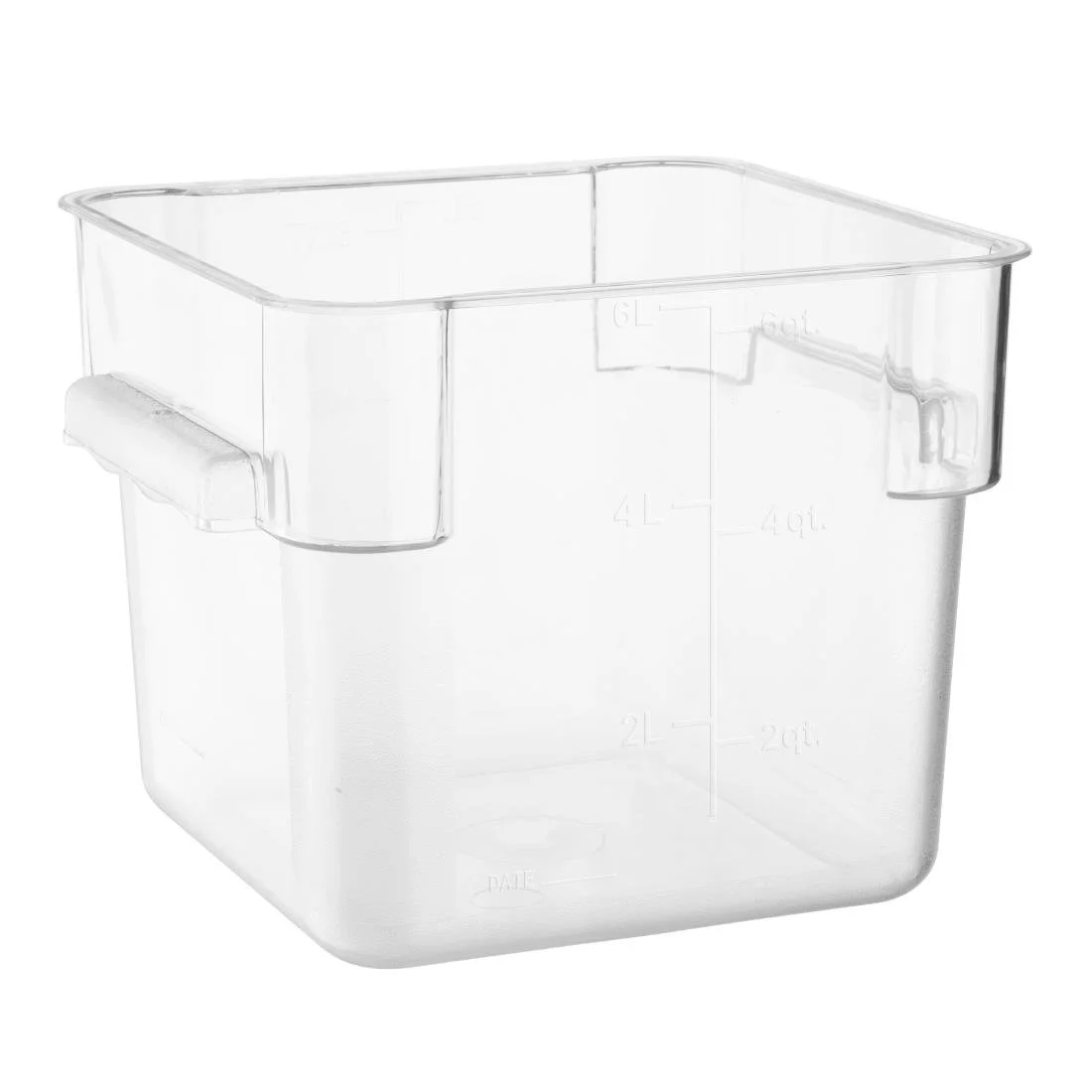 Hygiplas Polycarbonate Square Storage Container 5.5Ltr - Image 1
