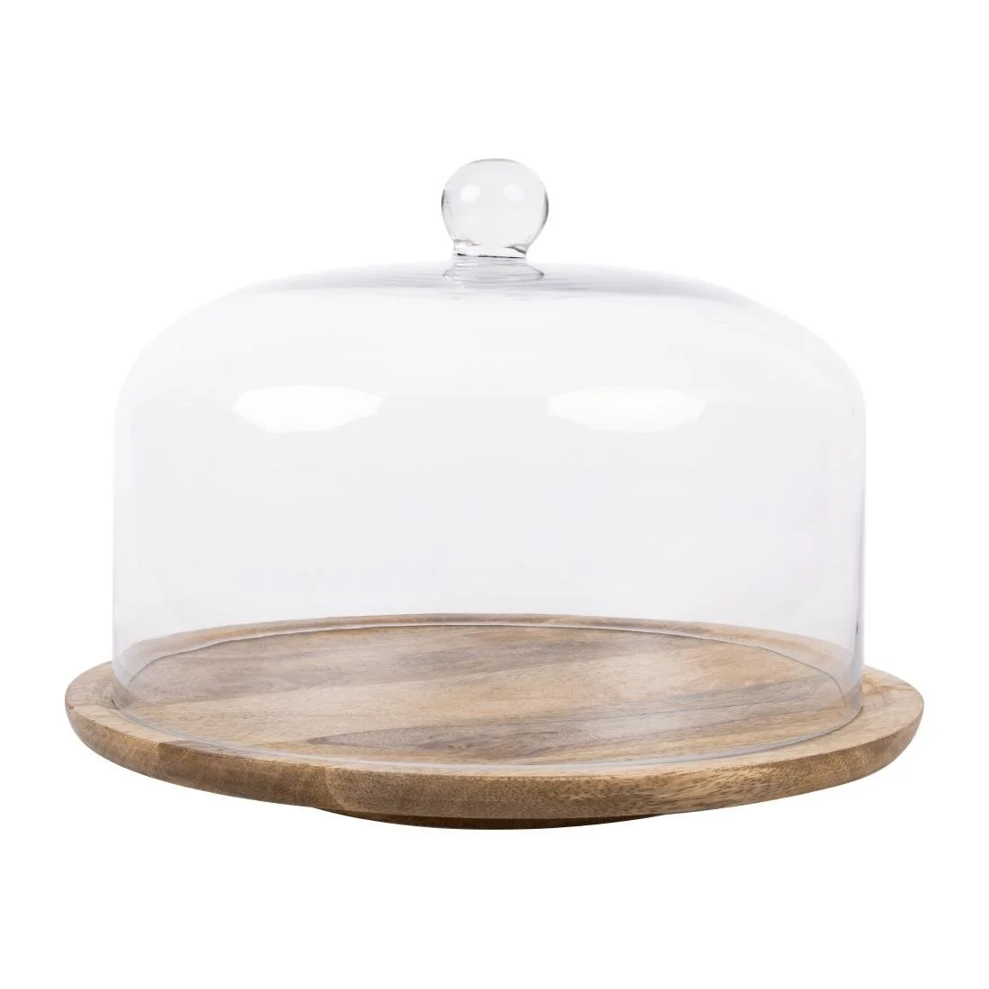 Olympia Revolving Cake Stand Mango Wood 330mm - Image 4