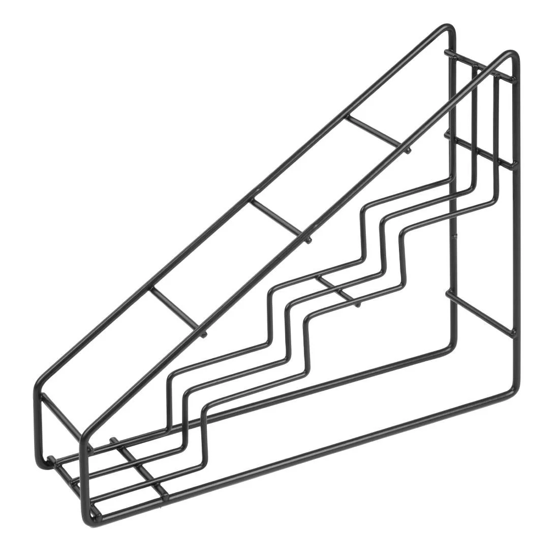 Olympia Syrup Bottle Stand Black Wire 400x105x320mm - Image 6