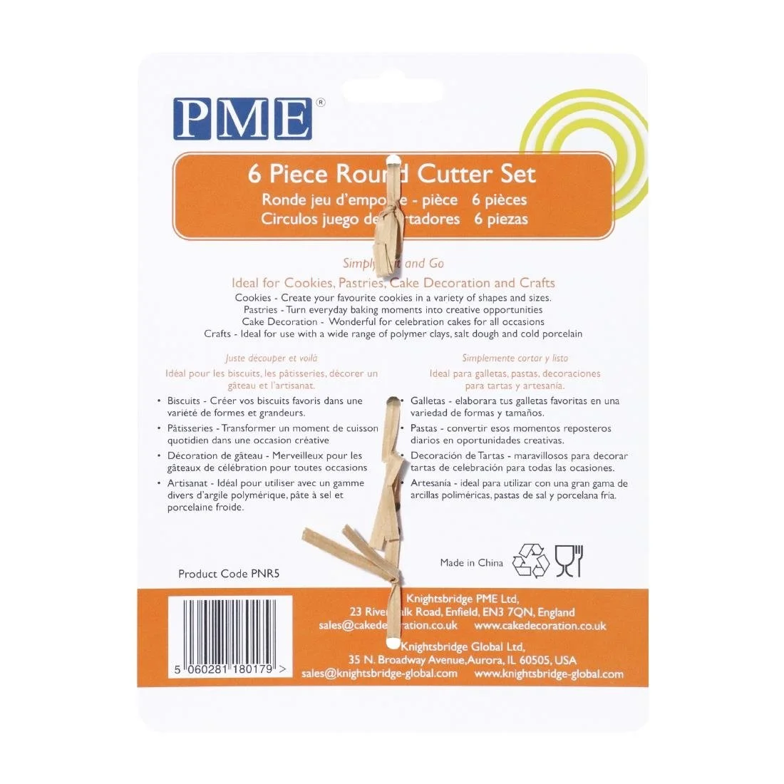 PME Classic Round Cutter (6 Pack) - Image 3