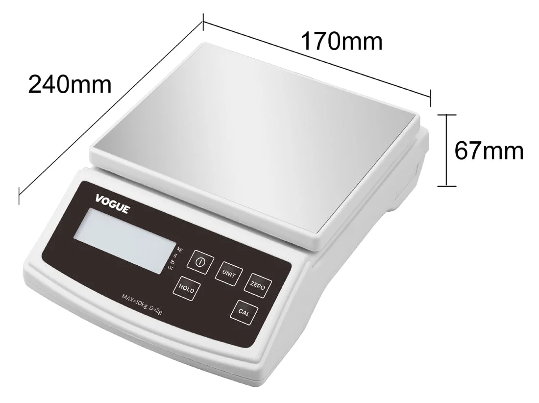 Vogue Electronic Scale 10kg - Image 6