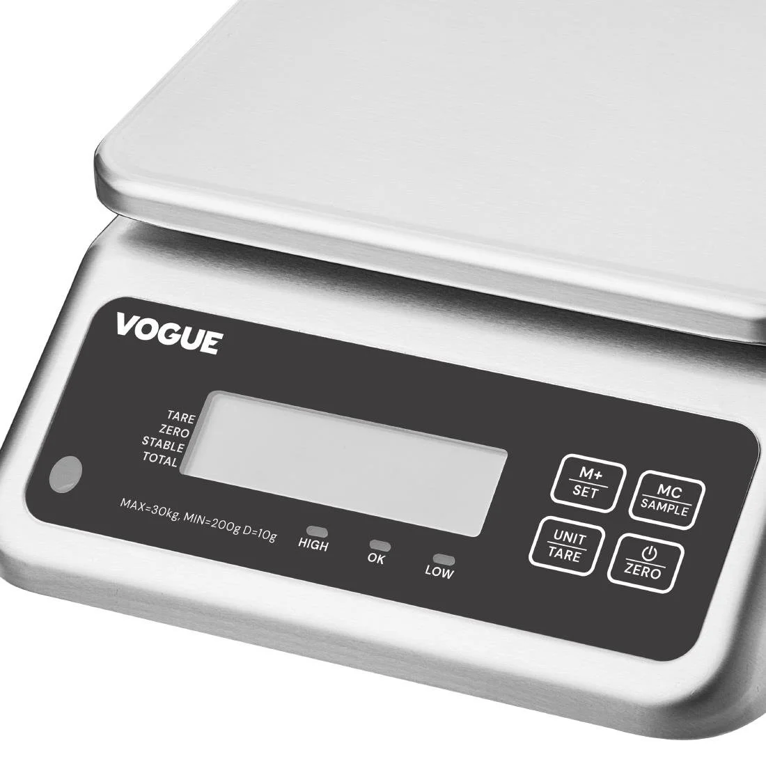 Vogue Waterproof Electric Scales 30kg - Image 5