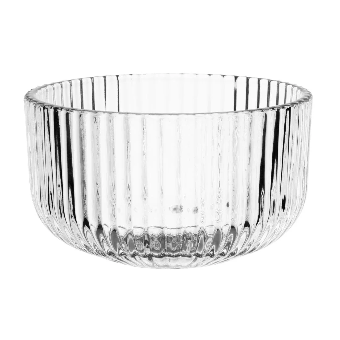 Olympia Round Ridged Glasses Snack Bowls (6 Pack) - Image 1