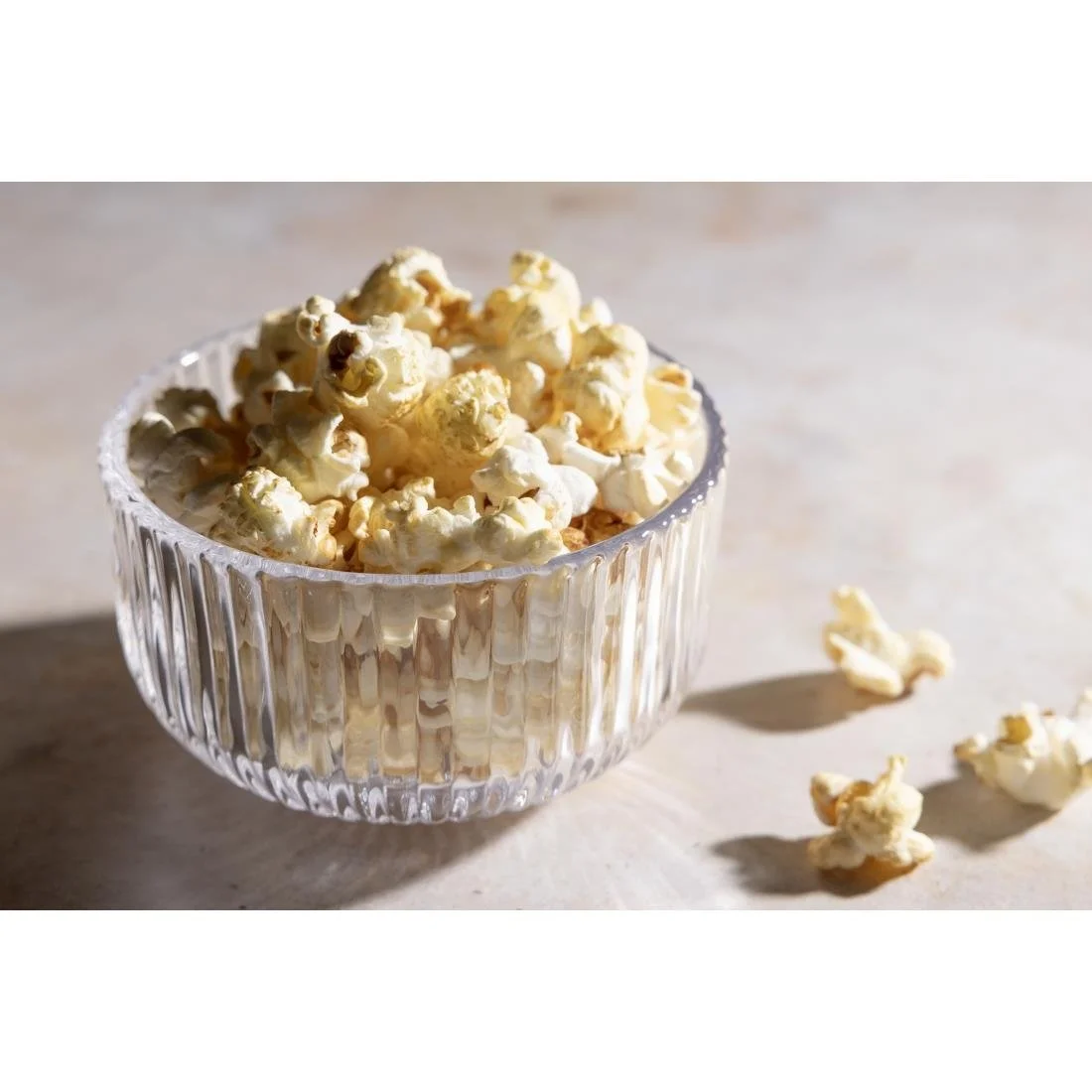 Olympia Round Ridged Glasses Snack Bowls (6 Pack) - Image 3