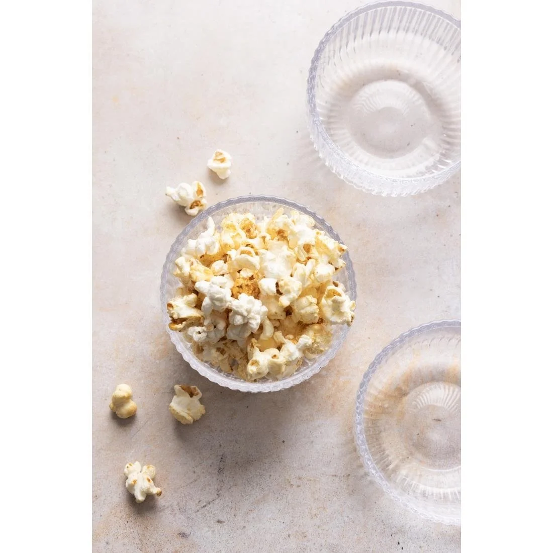 Olympia Round Ridged Glasses Snack Bowls (6 Pack) - Image 4