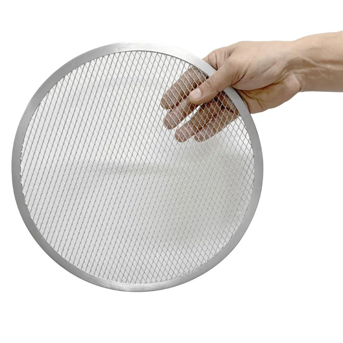 Vogue Aluminium Pizza Screen 12" - Image 3