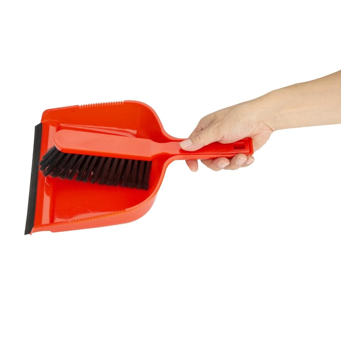 Jantex Dustpan & Brush Set - Red - Image 4
