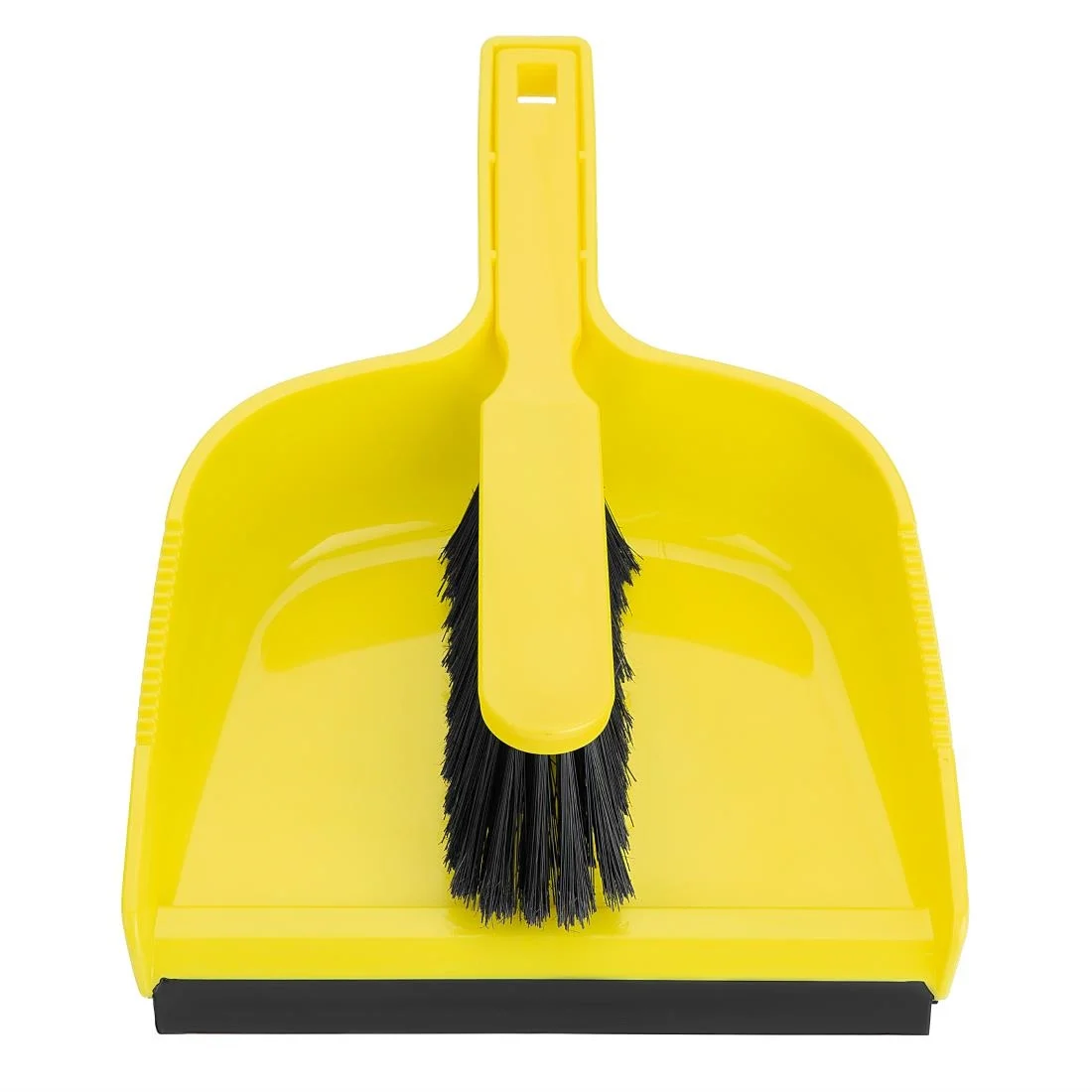 Jantex Dustpan & Brush Set - Yellow - Image 3