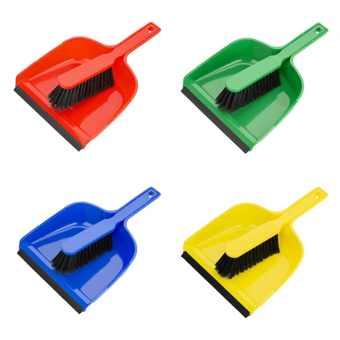 Jantex Dustpan & Brush Set - Yellow - Image 5