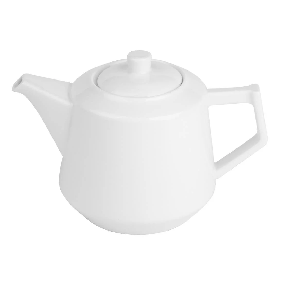 Olympia Whiteware Deco Teapots 820ml (2 Pack) - Image 7