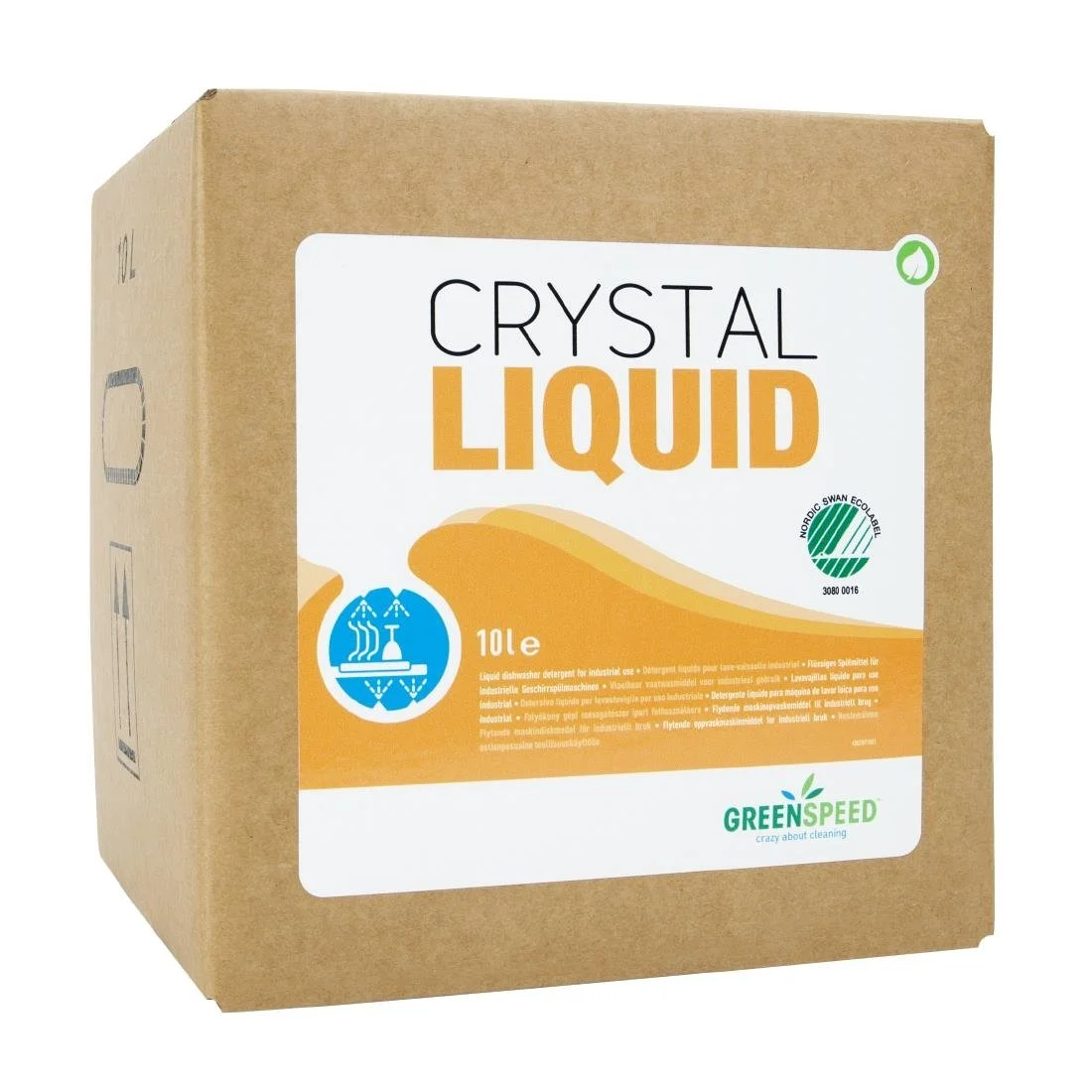 Greenspeed Crystal Liquid Dishwash Detergent Bag-in-Box 10Ltr - Image 1