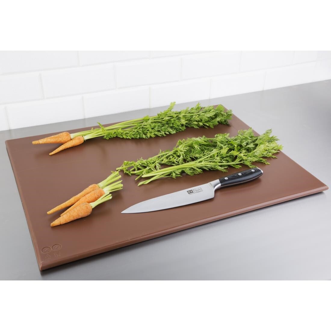 Hygiplas High Density Brown Chopping Board Large