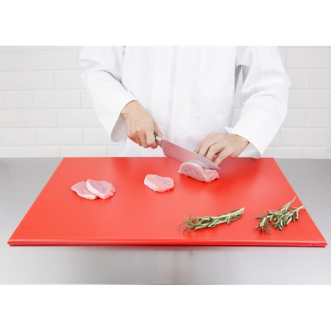 Hygiplas High Density Red Chopping Board Large