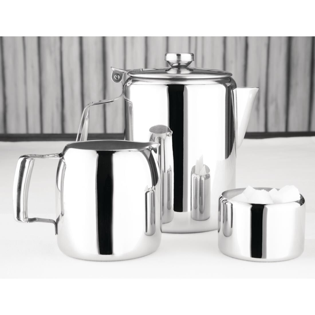 Olympia Concorde Sugar Bowl Stainless Steel 5oz