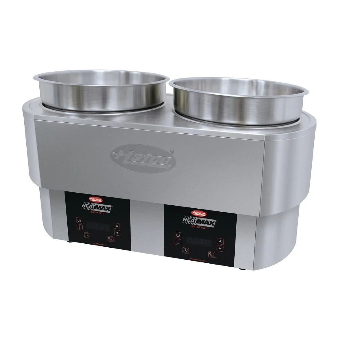 Hatco Heatmax 2x 10Ltr Round 2x10Ltr Heated Well Counter Top Double Well RHW2-2 - Image 1
