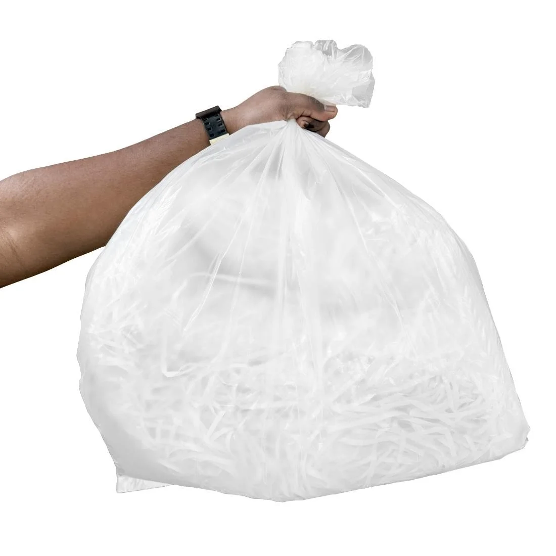 Jantex Heavy Duty Bin Bags Clear 45Ltr (100 Pack) - Image 4
