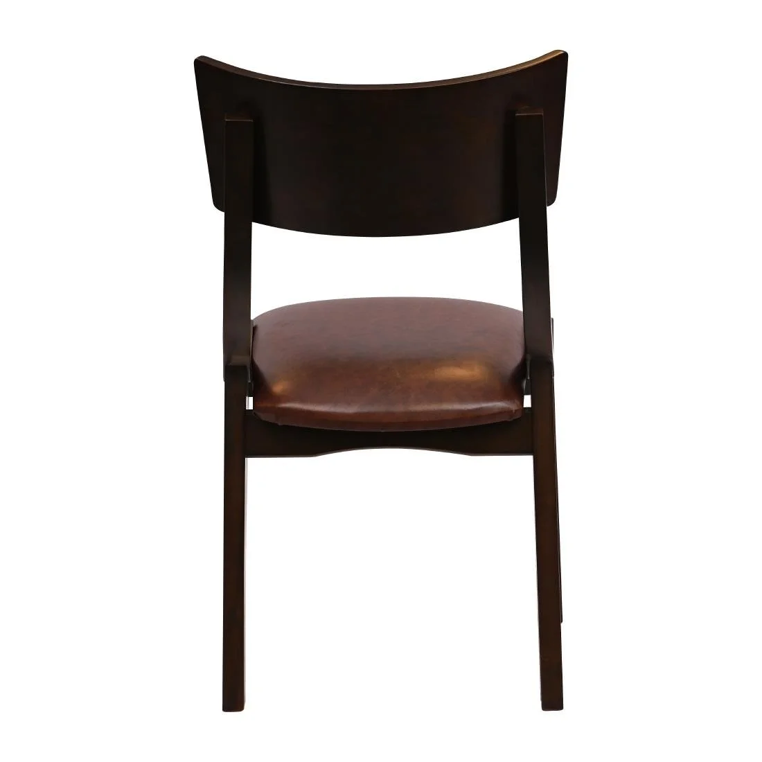 Chelsea Dining Chairs in Dark Walnut with Bison Espresso Seats (6 Pack) - Image 2