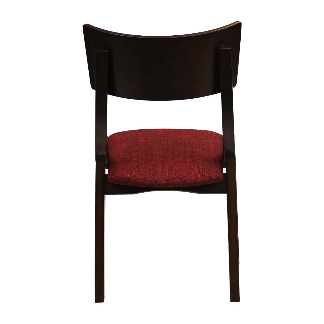 Chelsea Dining Chairs in Dark Walnut with Shetland Scarlett Seats (6 Pack) - Image 2