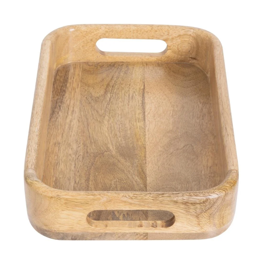 Olympia Mango Wood Rectangular Deep Sided Tray 300x190mm - Image 5