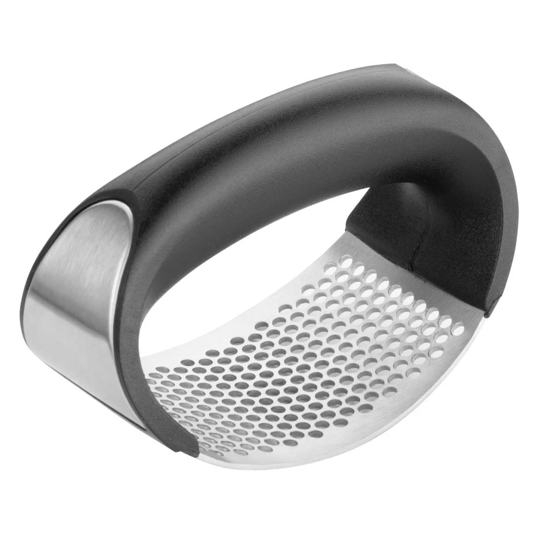 Nisbets Essentials Curved Garlic Press - Image 1