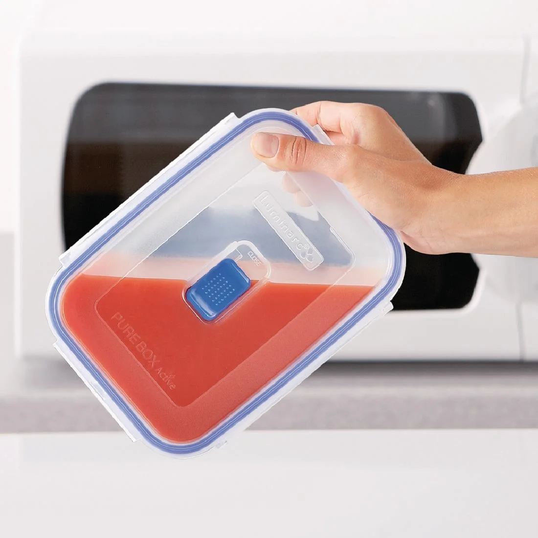 Luminarc Pure Box Active Containers and Lids 190x140mm (6 Pack) - Image 2