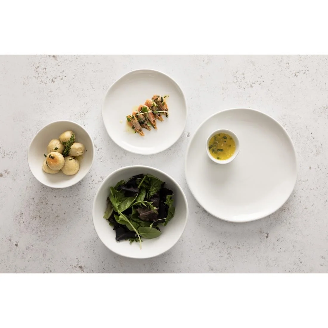 Olympia Chia Small Bowls White 155mm (6 Pack) - Image 2